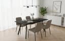 B&D home Esstisch MARA Ausziehbar 120-160cm Metallgestell Bild 2