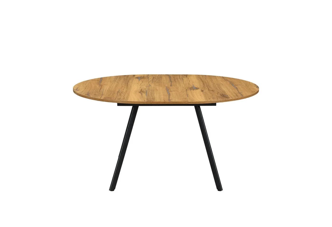 B&D home Esstisch TILL Metallgestell Schwarz/Weiß Ausziehbar 120-150cm - Bild 4