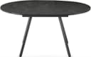 B&D home Esstisch TILL Schwarz/Weiß Ausziehbar Bild 1