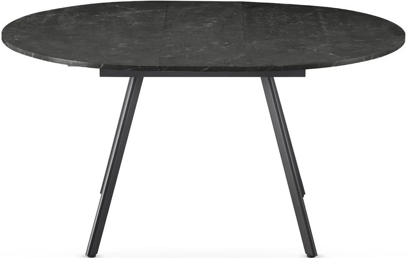 B&D home Esstisch TILL Schwarz/Weiß Ausziehbar