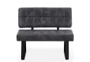 B&D home Essbank SIGFRID Grau Polyester Polsterbank Bild 1