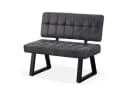 B&D home Essbank SIGFRID Grau Polyester Polsterbank Bild 2