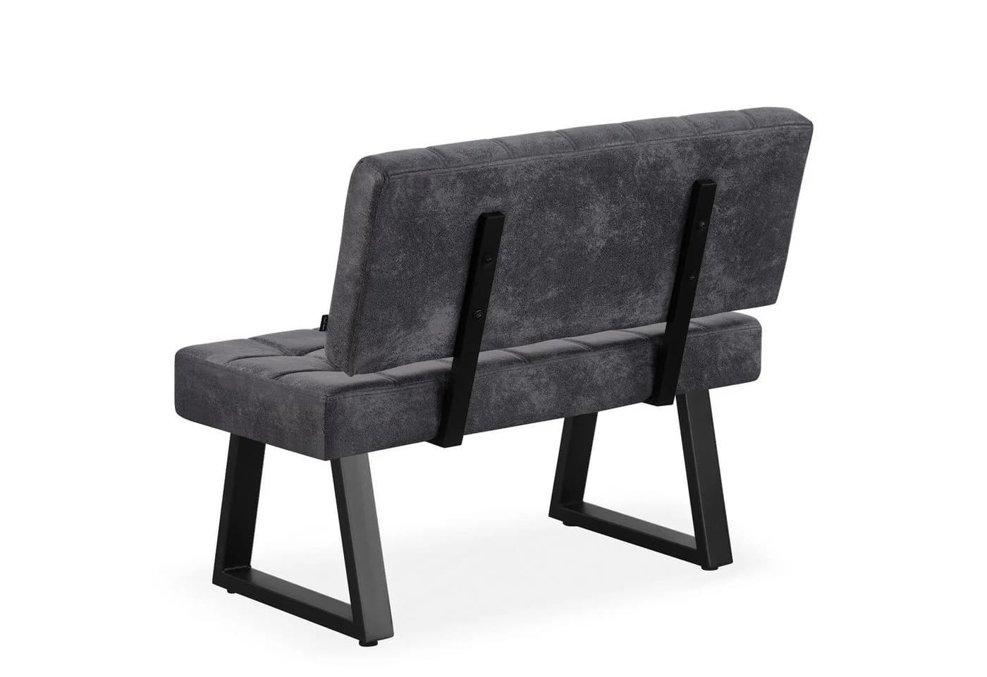 B&D home Essbank SIGFRID Grau Polyester Polsterbank - Bild 4
