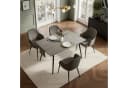 B&D home Esstisch LIO Ausziehbar Schwarz/Weiß Industrial Bild 5