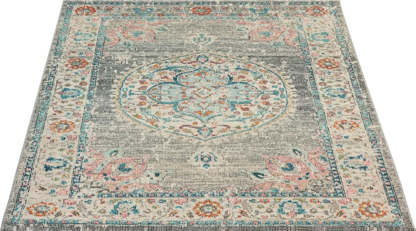 MERINOS Salsa Outdoor Teppich Grau Vintage Polypropylen
