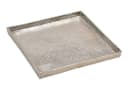 Meinposten Dekotablett Quinn silber Metall massiv Bild 1