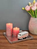 Meinposten Dekotablett Quinn silber Metall massiv Bild 3
