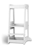 tiSsi Lernturm Felix Weiß Massivholz Höhenverstellbar Bild 1