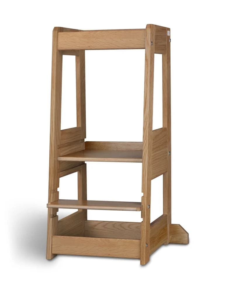 tiSsi® Kinderstuhl Entdeckerturm FELIX mitwachsend Eiche massiv NATUR - Bild 2