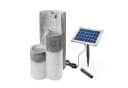 esotec Solarbrunnen Smart Fountain Grau Polyresin Komplettset Bild 1