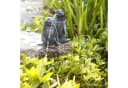 esotec Wasserspeier Solar Teichfiguren Komplettset Seehund Paar Paul & Paula Bild 2