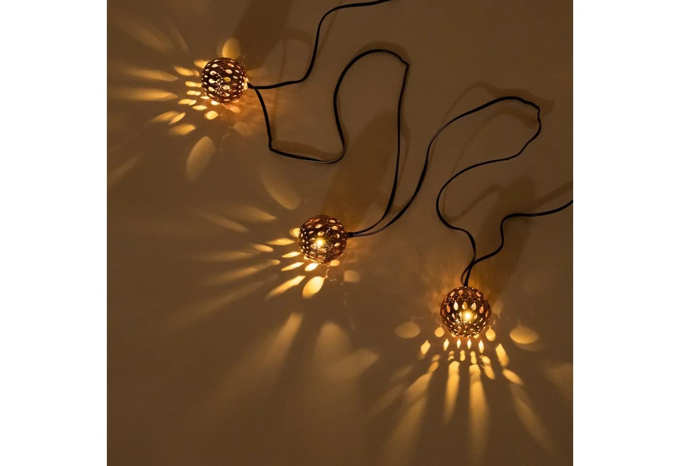 esotec LED Solarkette Oriental Balls 20 Kugeln Bronze - Bild 4