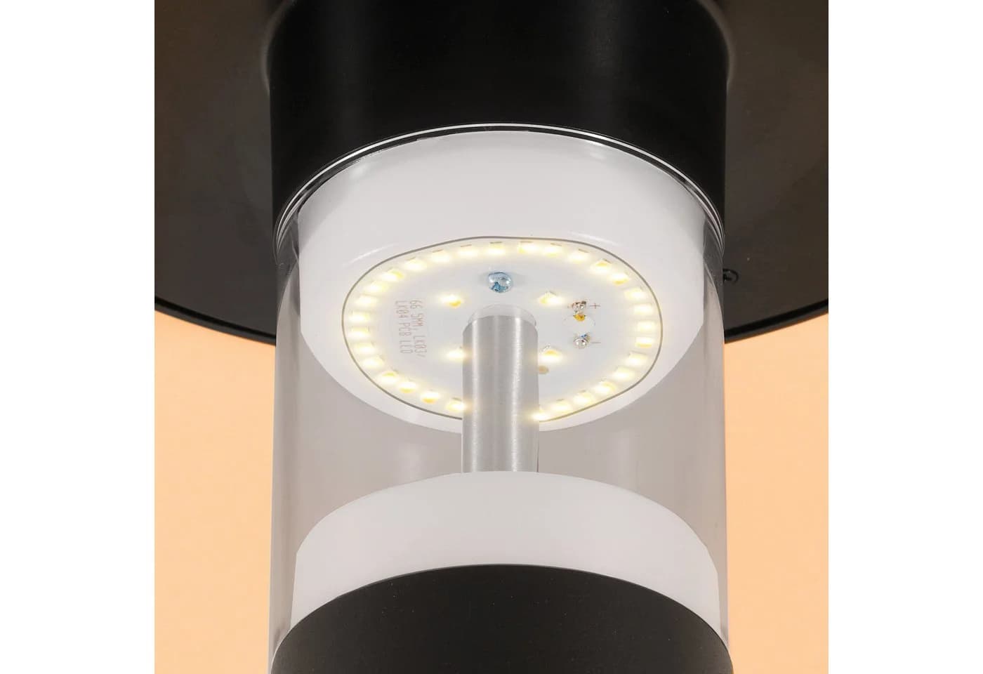 esotec LED Solarleuchte Amelia Schwarz PIR-Bewegungsmelder 3 Modi - Bild 5
