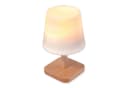 esotec Solar Tischlampe Harmony Warmweiß Holzoptik IP44 Bild 1