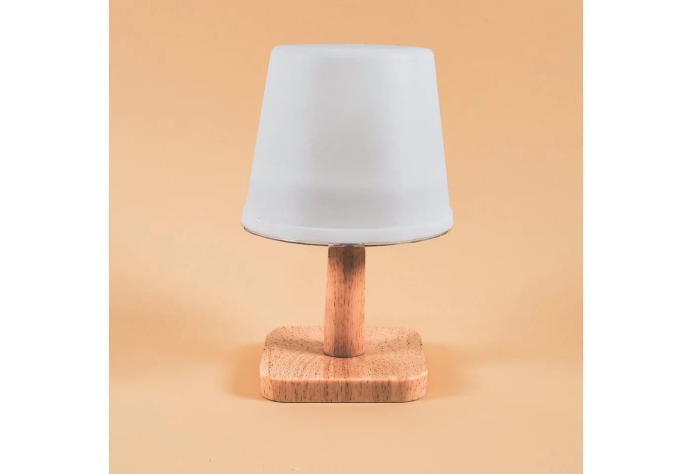 esotec Solar Tischlampe Harmony Warmweiß Holzoptik IP44 - Bild 4