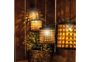 esotec LED Solarkette 8 Körbchen Rattan-Optik 2500K Schwarz/Braun Bild 2