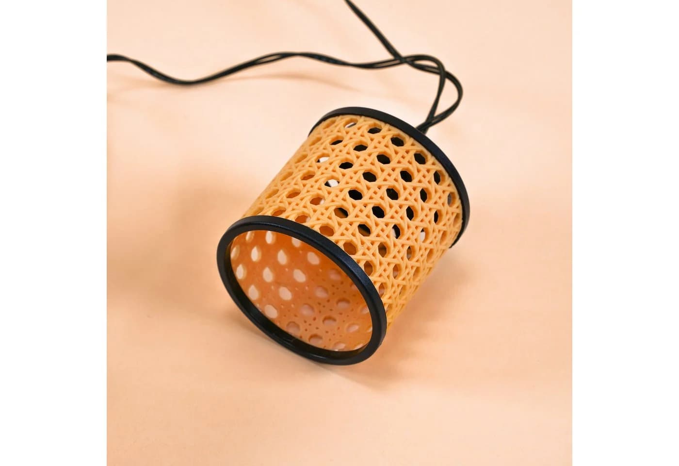 esotec LED Solarkette 8 Körbchen Rattan-Optik 2500K Schwarz/Braun - Bild 5