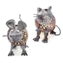 esotec Solar-Dekoleuchten Katze & Maus Metall silber Bild 1