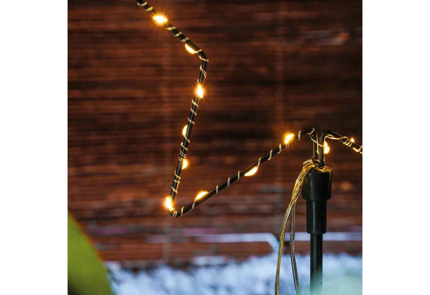 esotec LED Solarleuchte 3 Weihnachtssterne Sternenzauber 40 LEDs - Bild 5