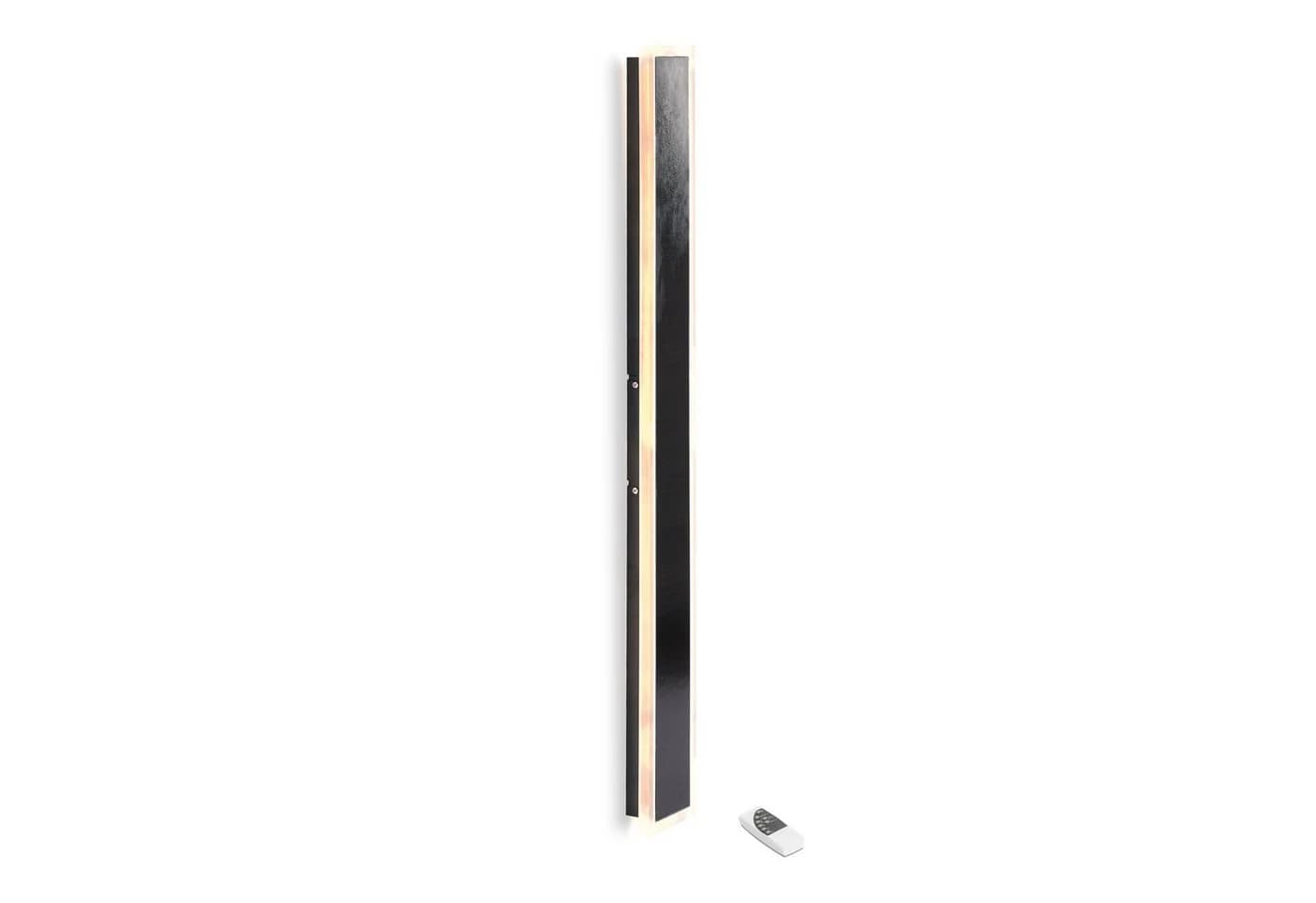 esotec LED Außen-Wandleuchte Solar Design Panel Smart Light Schwarz