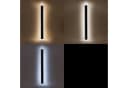 esotec LED Außen-Wandleuchte Solar Design Panel Smart Light Schwarz Bild 4