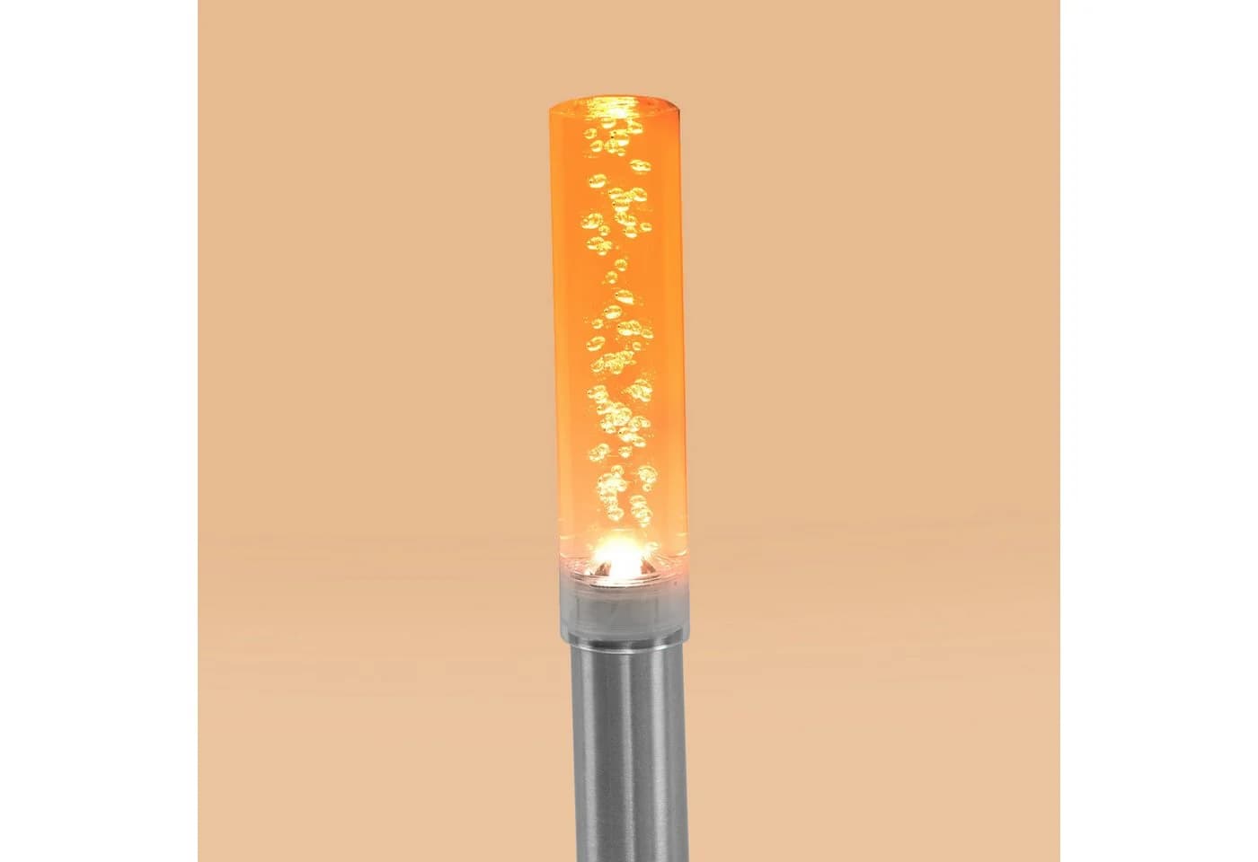 esotec LED Solar Gartenleuchte TWINS 2x bernsteinfarben Acryl Edelstahl - Bild 4