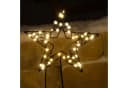 esotec LED Solarleuchte Weihnachtsstern 60 LEDs warmweiß Metall Bild 4