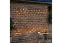 esotec Solar LED Lichternetz 144 LEDs bernsteinfarben 1,5x1,5m Bild 2