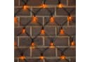 esotec Solar LED Lichternetz 144 LEDs bernsteinfarben 1,5x1,5m Bild 3