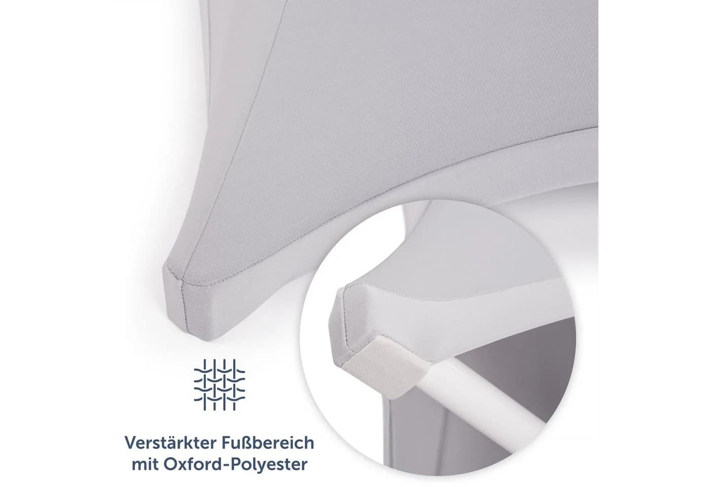 Blumtal Stehtischhusse Stretchbezug Anthrazit für Ø 60-85 cm - Bild 5