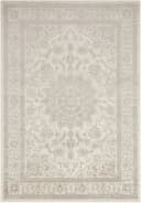 HANSE HOME Teppich Oriental Creme Grau Samt-Optik Bild 1