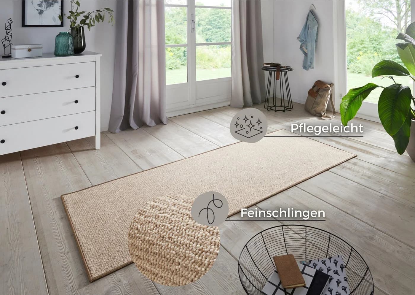 Hanse Home Läufer Bouclé Sisal-Optik 80x150 cm - Bild 3