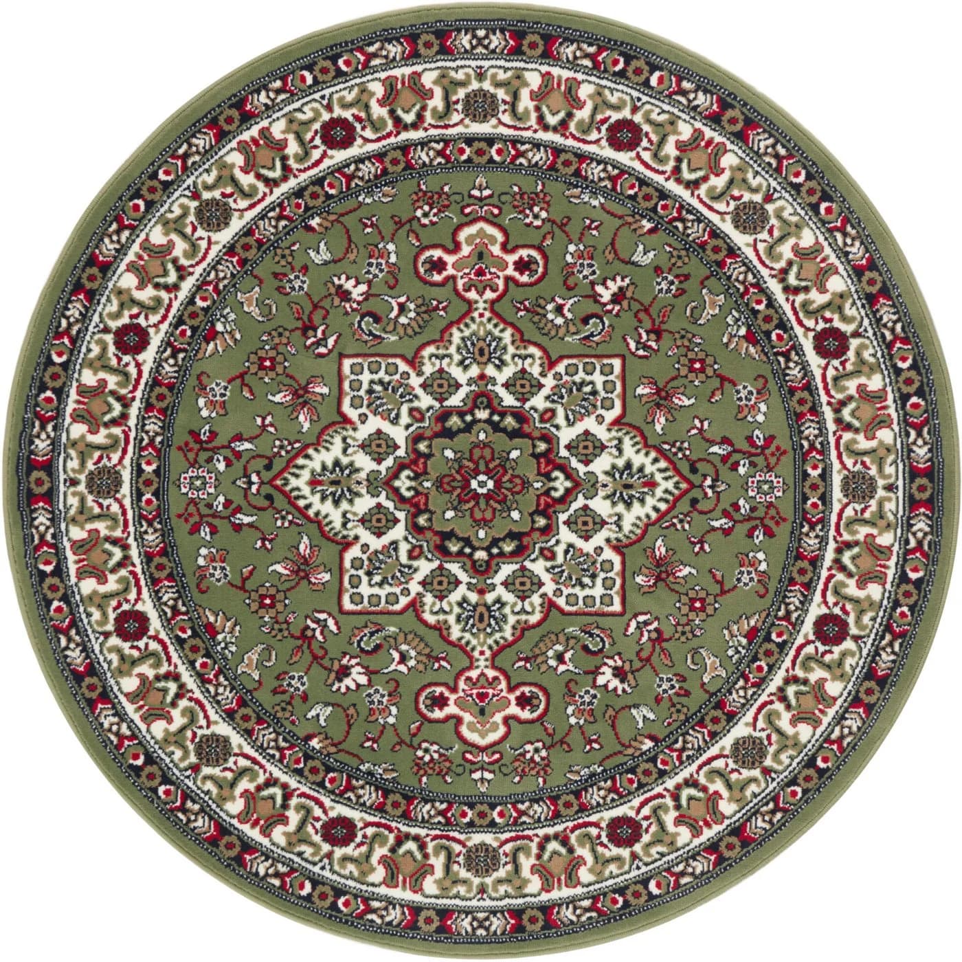 HANSE Home Teppich Parun Täbriz Grün Orientalisch Vintage Kurzflor