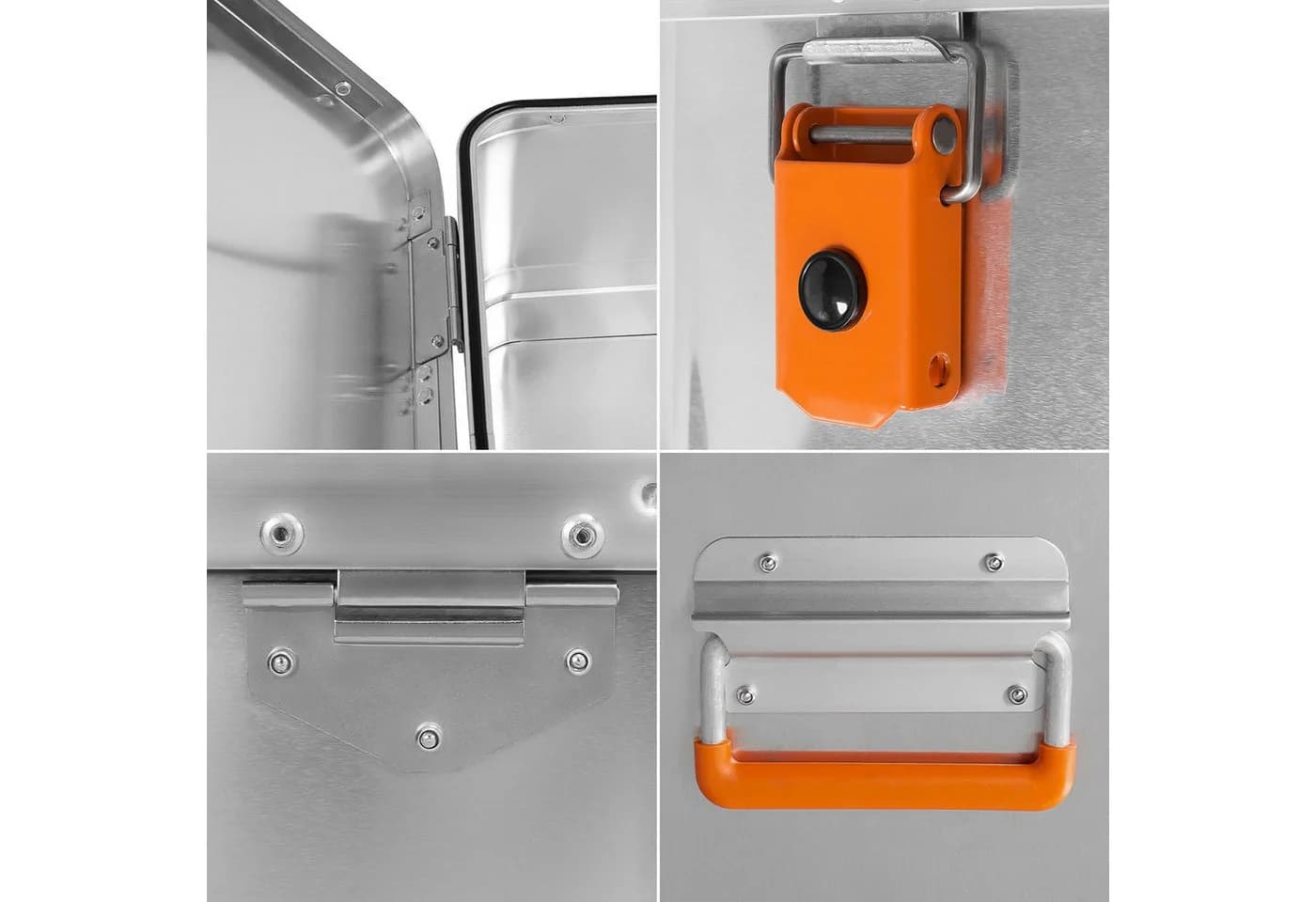 ALUBOX Aufbewahrungsbox Werkzeugkiste Aluminium silber - Bild 3