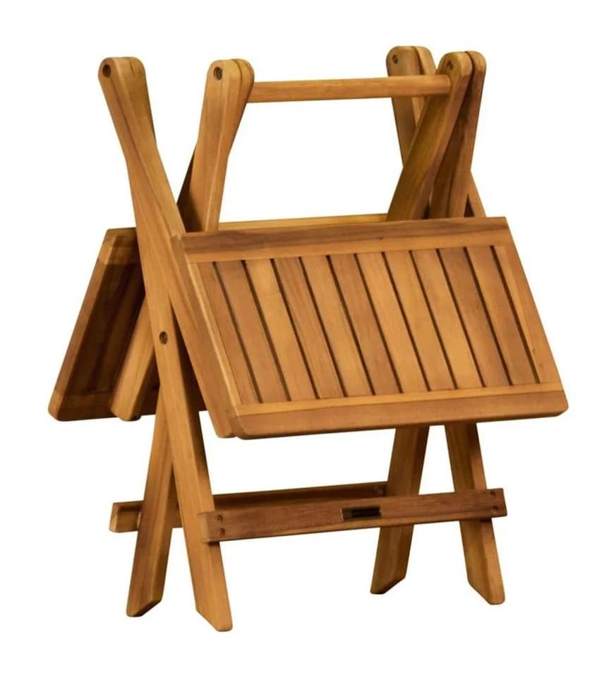 Kai Wiechmann Beistelltisch Teak Klappbar 50x50 cm - Bild 5