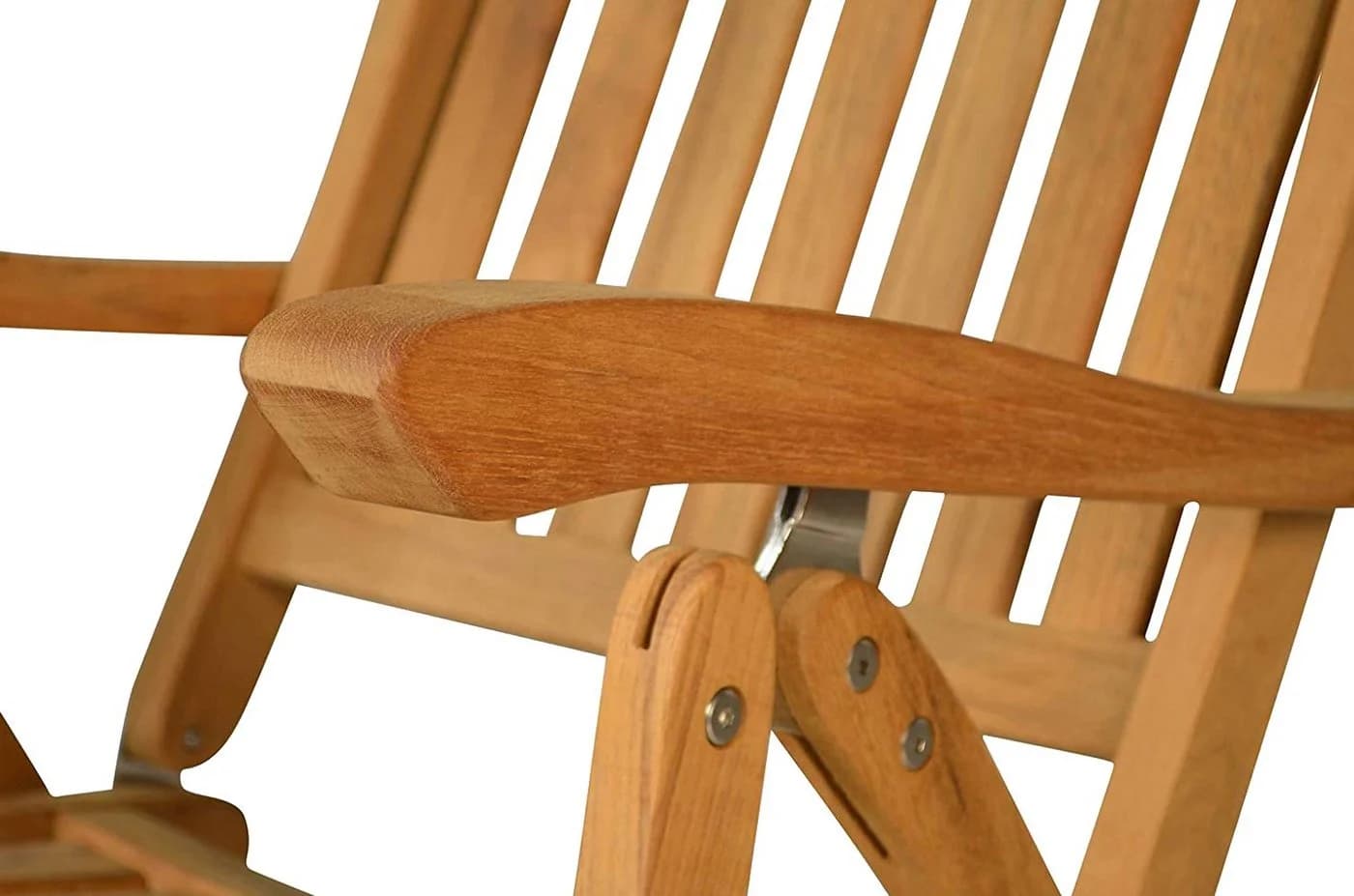 Kai Wiechmann Verstellbarer Teak Hochlehner Gartenstuhl Klappsessel - Bild 3