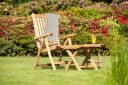 Kai Wiechmann Verstellbarer Teak Hochlehner Gartenstuhl Klappsessel Bild 5