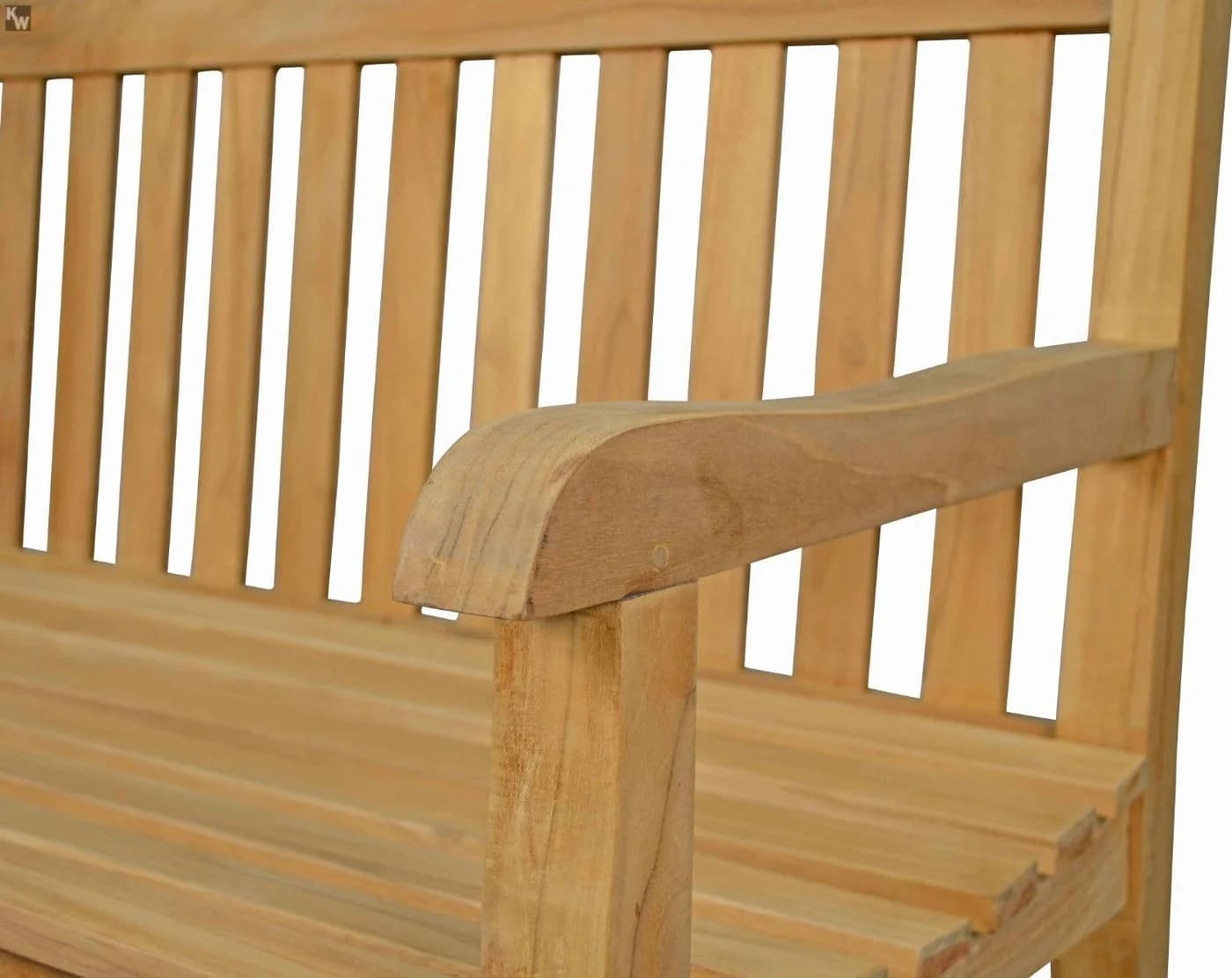 Kai Wiechmann Gartenbank Andorra Massivholz Teak wetterfest - Bild 5