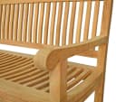 Kai Wiechmann Gartenbank Messina Massives Teakholz 2-Sitzer Bild 1