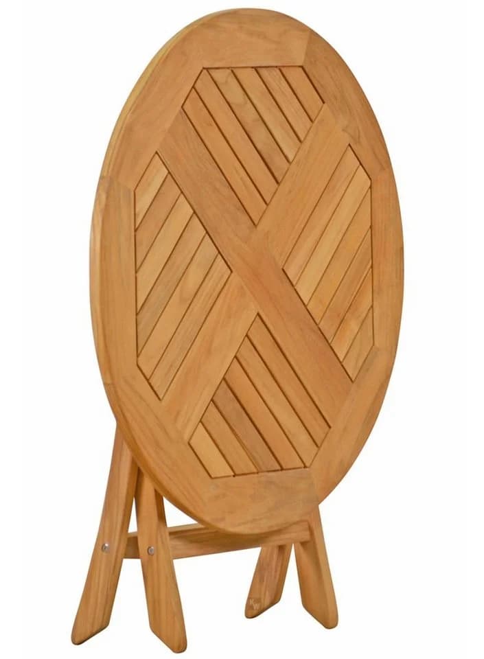 Kai Wiechmann Klapptisch Teak Gartentisch klappbar rund