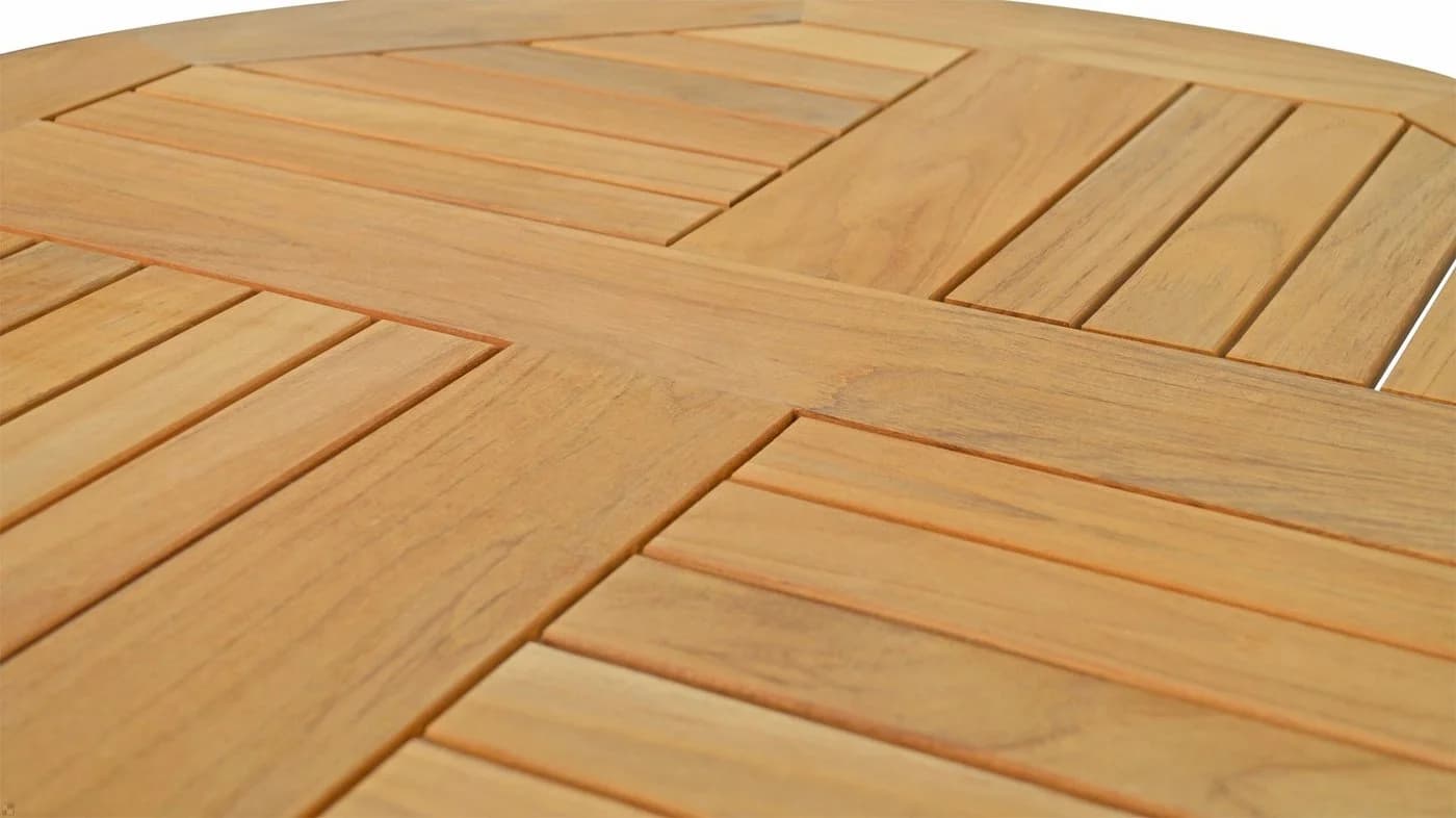 Kai Wiechmann Klapptisch Teak Gartentisch klappbar rund - Bild 4