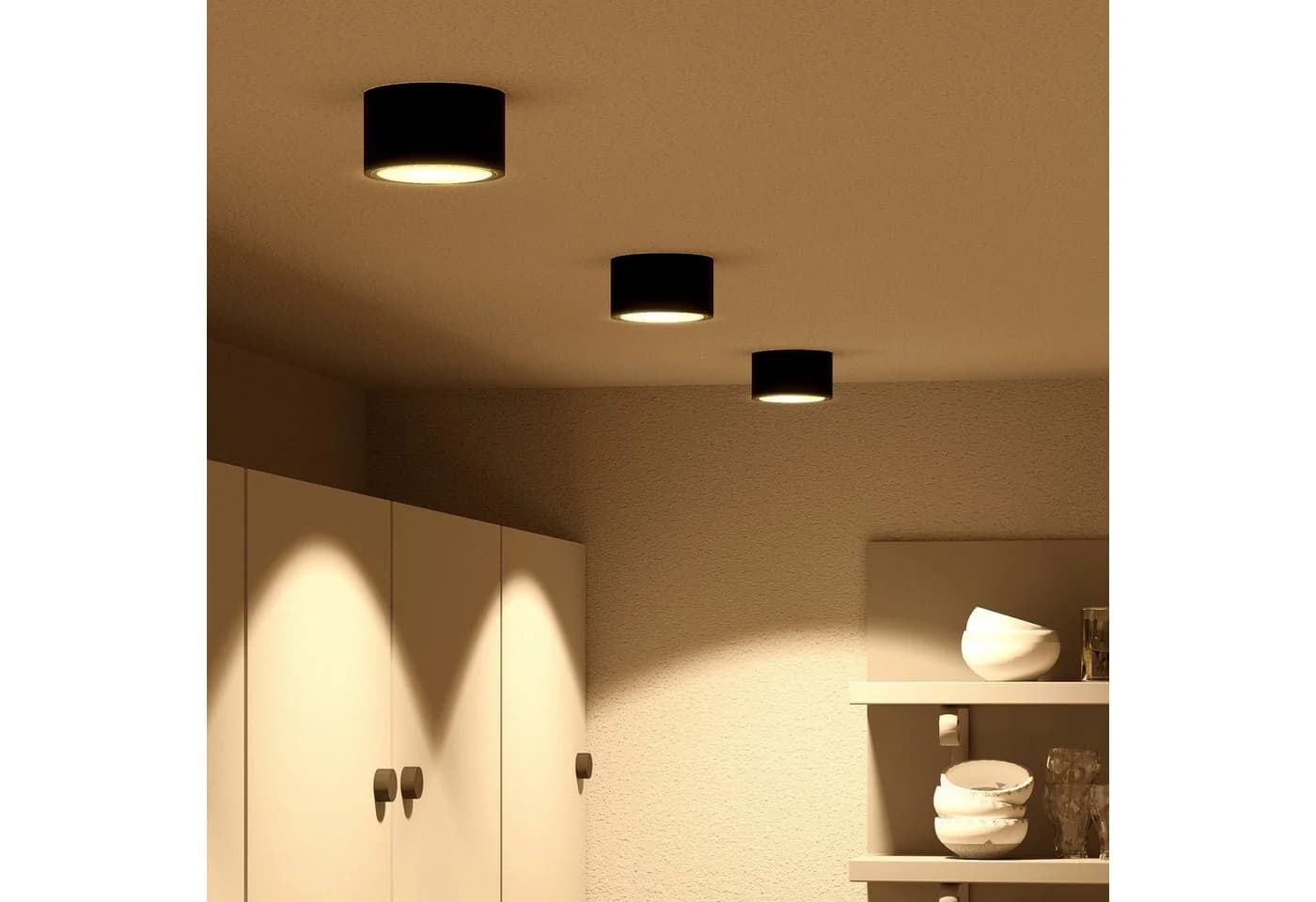 SSC-LUXon LED Aufbaustrahler CELI-X Flach Schwarz - Bild 5