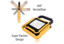 SSC-LUXon LED Akku Baustrahler 10W mit Powerbank - Gelb/Schwarz Bild 1