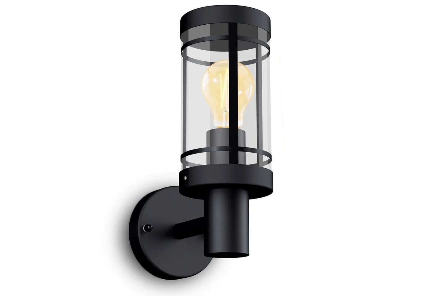 SSC-LUXon LED Außen-Wandleuchte MIENTO Schwarz Smart IP44