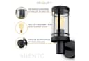SSC-LUXon LED Außen-Wandleuchte MIENTO Schwarz Smart IP44 Bild 5