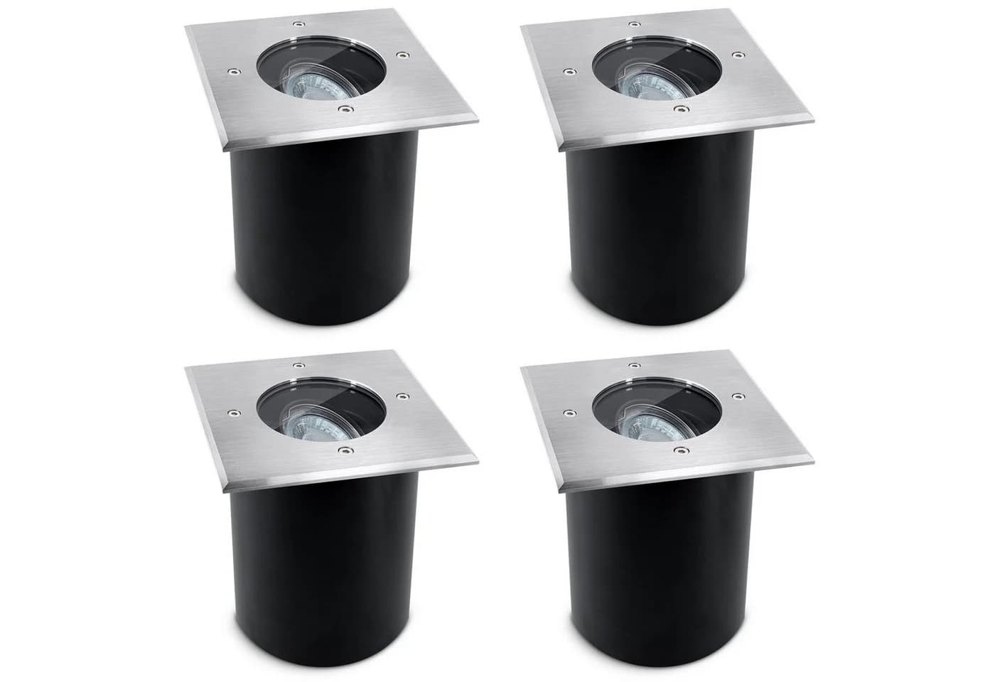 SSC-LUXon LED Gartenstrahler JUAVI quadratisch schwenkbar Edelstahl - Bild 2