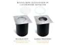 SSC-LUXon LED Gartenstrahler JUAVI quadratisch schwenkbar Edelstahl Bild 4