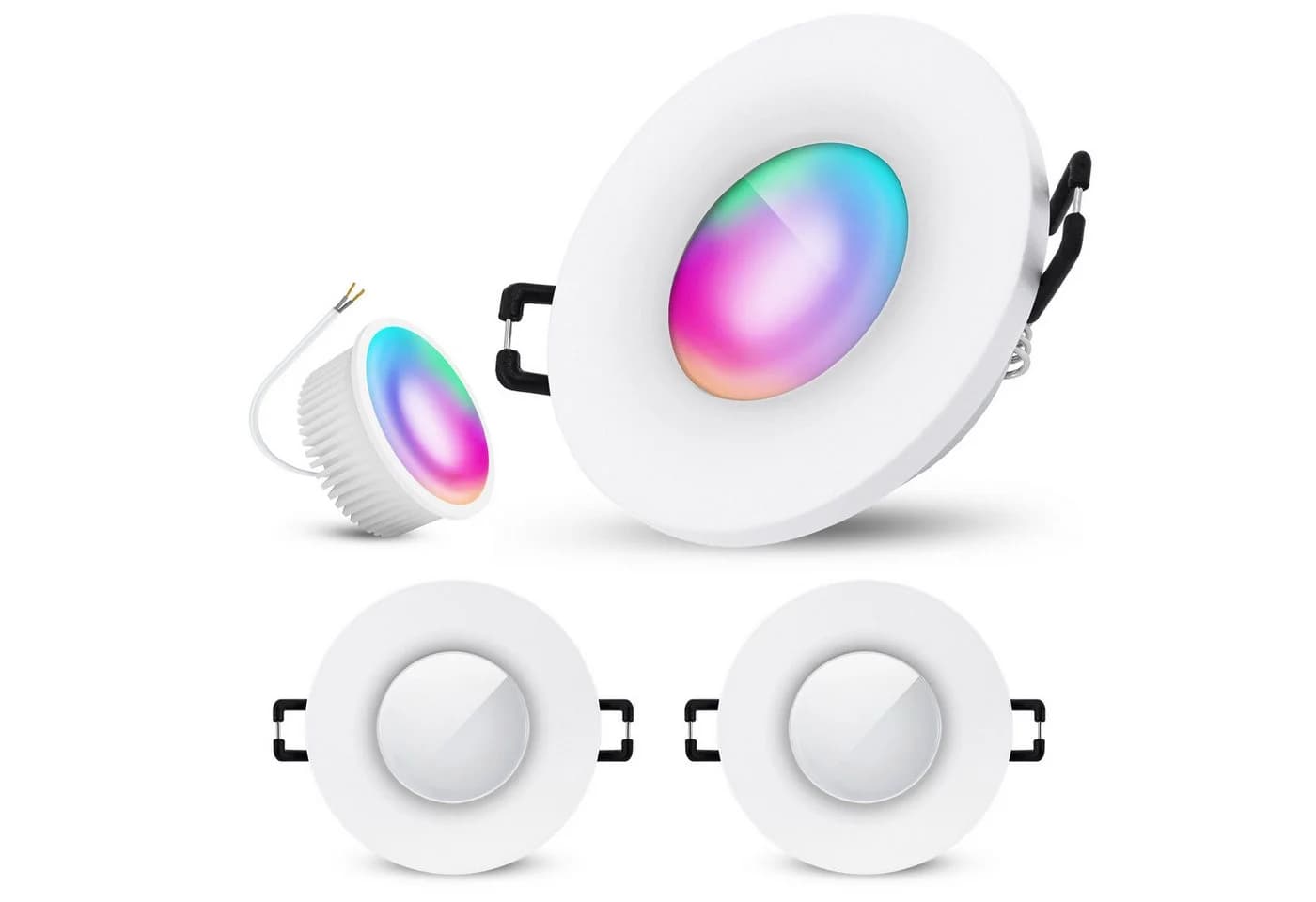 SSC-LUXon BEDA LED Einbaustrahler IP65 RGB WLAN Weiß - Bild 2