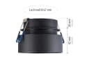 SSC-LUXon LED Aufbaustrahler Sudara Schwarz 3CCT Dimmbar Bild 3