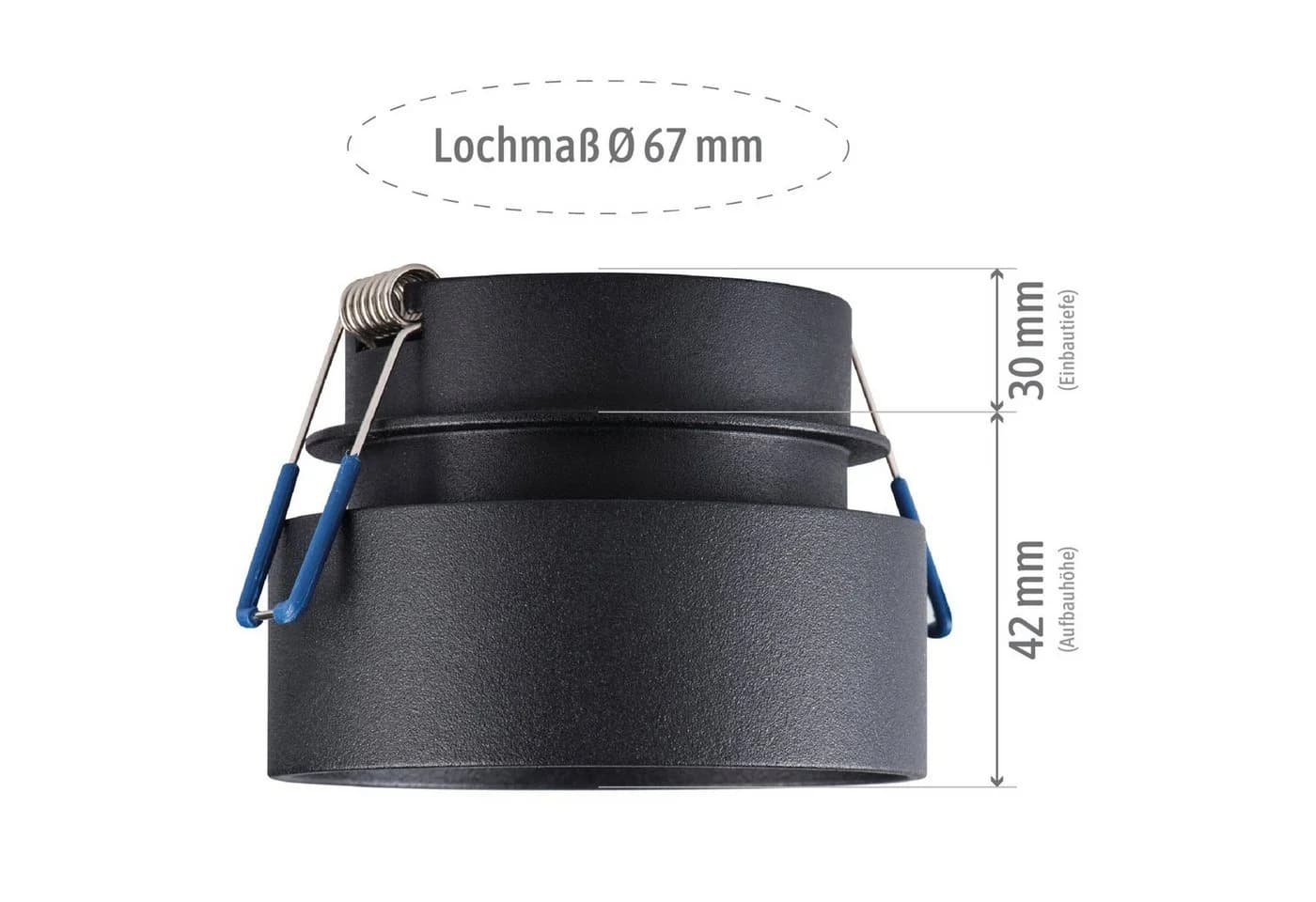SSC-LUXon LED Aufbaustrahler Sudara Schwarz 3CCT Dimmbar - Bild 3